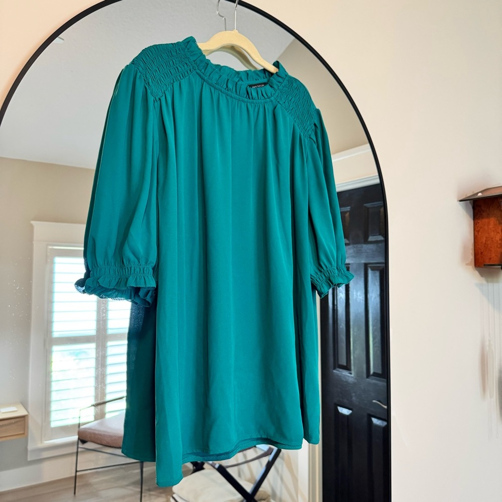 Ann Taylor Small Green blouse